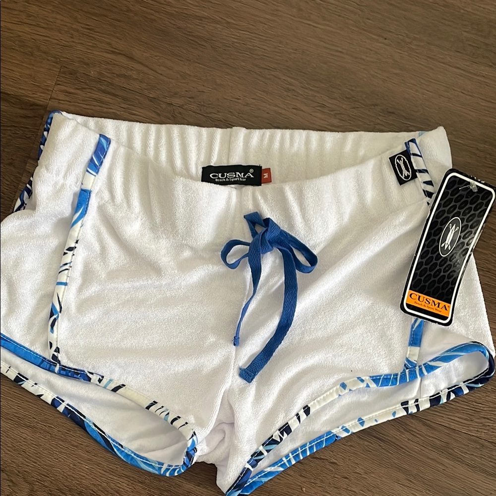Cusma Terry Athletic Beach Women's Short Size M NWT